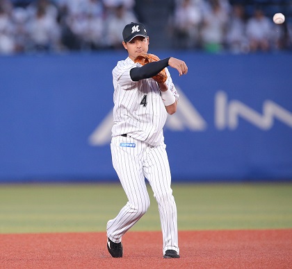 千葉ロッテ ユニフォーム 藤岡 背番号4 ルーキーイヤーモデル