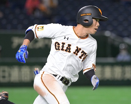 巨人・松原聖弥外野手　打っても良し、守っても良し。定位置つかみつつある韋駄天男／足で魅せる！