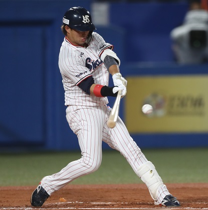 ヤクルト 濱田太貴 支給品バット 東京ヤクルトスワローズ #51 濱田 太貴（はまだ たいき）の