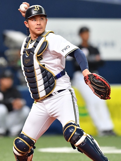 若月健也捕手 ハイクオリティユニフォーム オリックス ♯2 - スポーツ選手