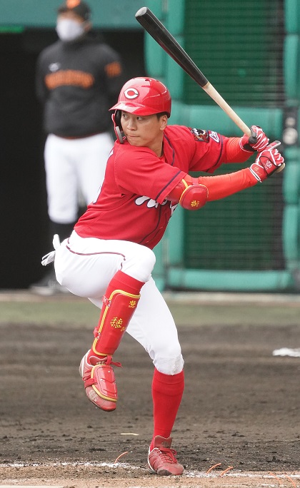 広島・大盛穂外野手　実戦で結果残して奮闘中。センターの定位置狙う育成の星／レギュラー争いダークホース