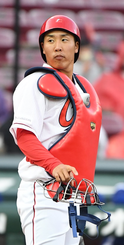 広島・石原貴規捕手　今季から石原と言えば貴規。デビュー戦で好守に見せた存在感／開幕一軍の喜び