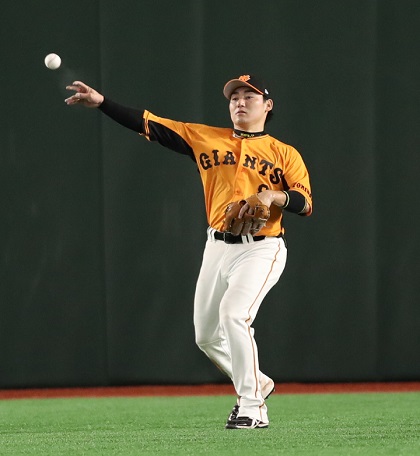 巨人・丸佳浩外野手 復帰が待たれるゴールデン・グラブ賞7度受賞の名手