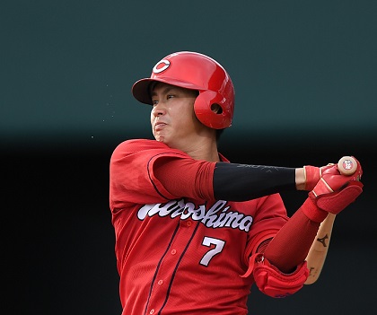 広島・堂林翔太内野手 優勝のお立ち台で涙。夏に見せたい甲子園のスターの復活／甲子園のヒーローは今 | 野球コラム - 週刊ベースボールONLINE