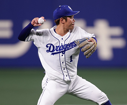 中日・京田陽太　背番号1の誇りと重圧／伝統を背負って
