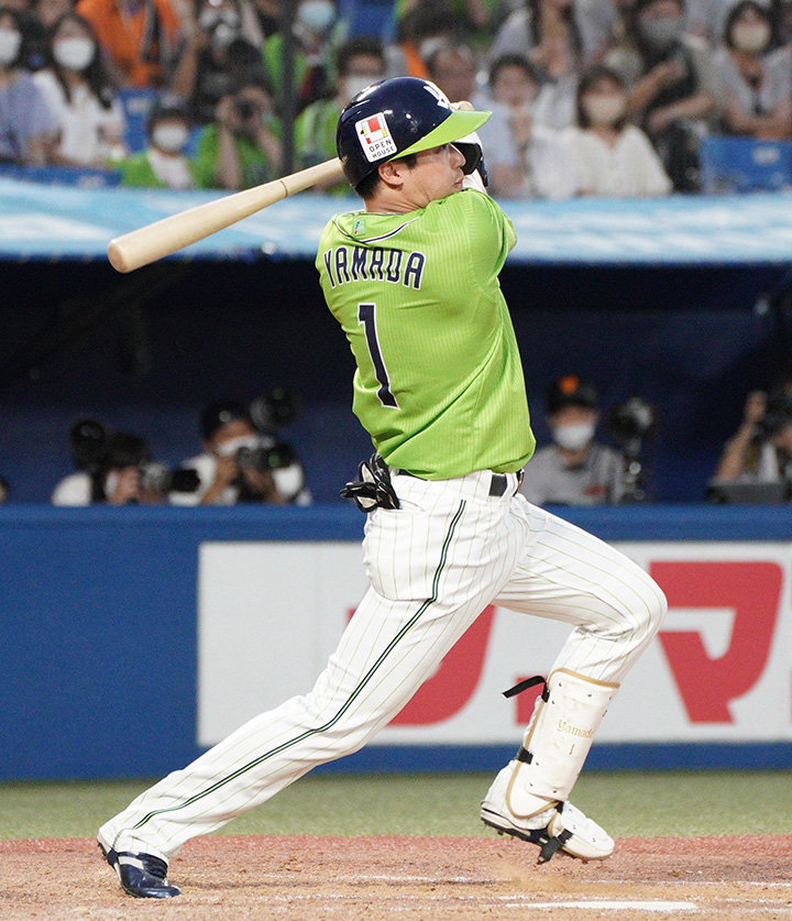 山田哲人 ヤクルト山田哲人 0―1の6回チーム初安打も得点ならず 原緊急降板