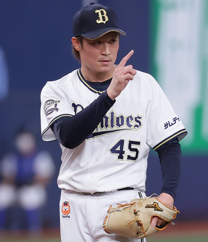 オリックスバファローズ 阿部翔太 優勝記念ユニフォーム 2023 - 野球