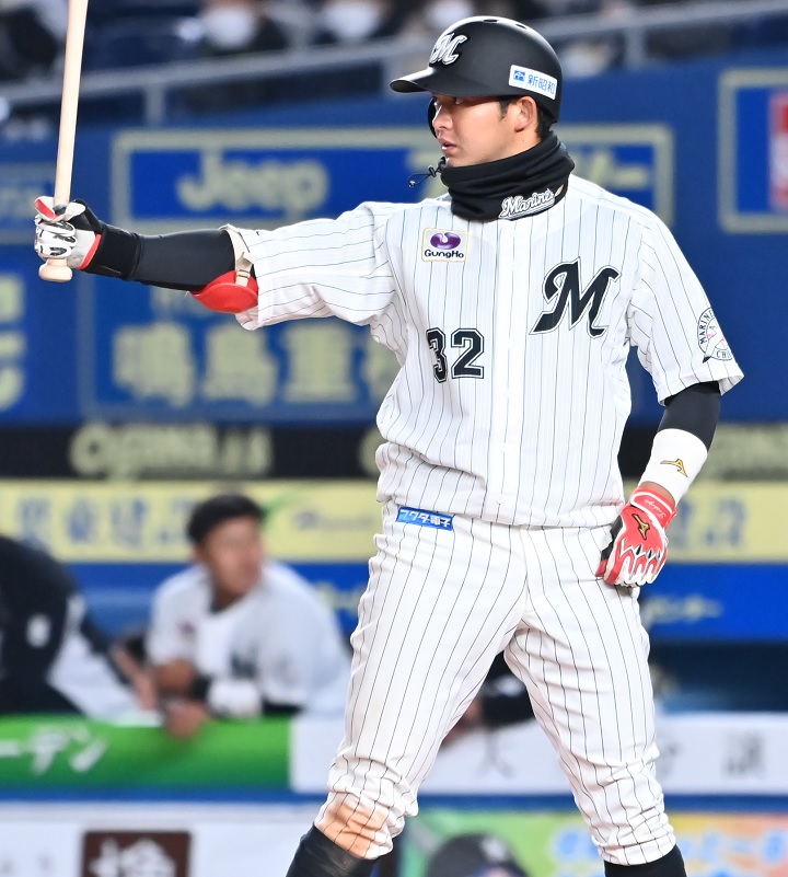 千葉ロッテマリーンズ 佐藤都志也選手 ユニフォーム - 野球