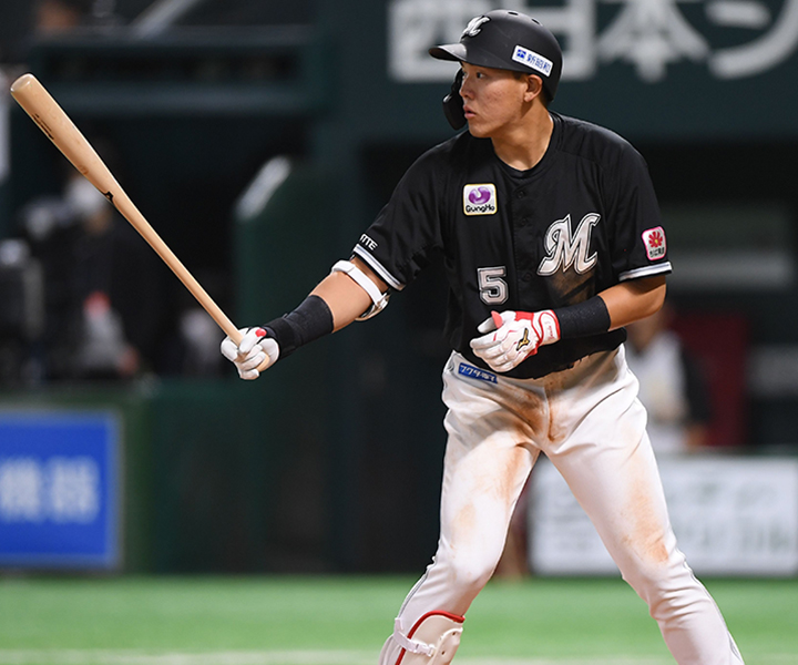 ロッテ・安田尚憲　試行錯誤しながら一歩ずつ／目指せ！　初タイトル
