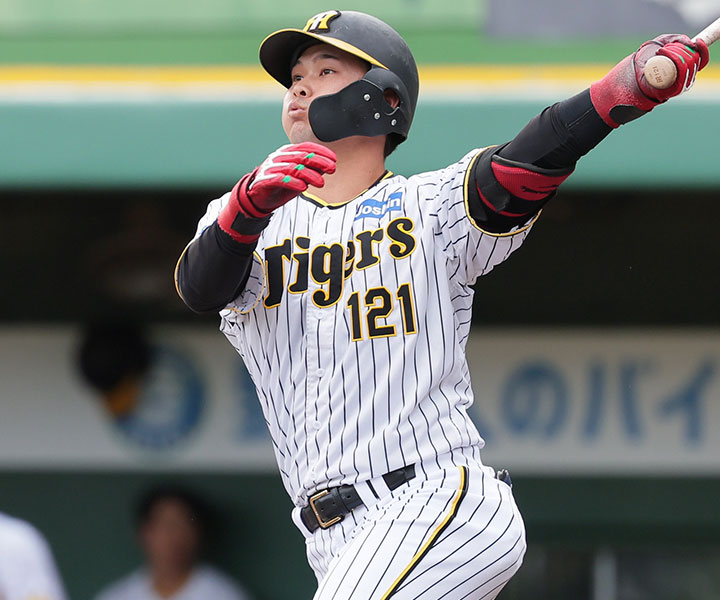 阪神・野口恭佑　岡田彰布監督は「スイングの強さを感じる」 連覇の条件となる新星だ！／秋の収穫