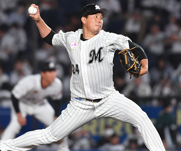 ロッテ・東妻勇輔　磨き続ける武器／伝家の宝刀