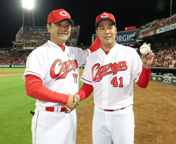 carp 広島カープ 藤井皓哉 プロ初勝利記念Tシャツ サイズM carp 広島カープ 藤井皓哉 プロ初勝利記念Tシャツ サイズM