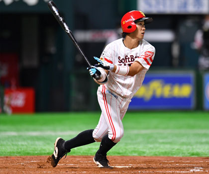 ソフトバンク 高田知季、少ないチャンスをものにする