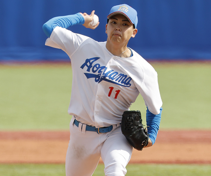 王者・青学大、圧巻の「全員戦力」リーグ5連覇へ好発進　主戦の中西聖輝が貫録投球