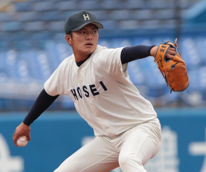 投手力を前面にけん引する副将・朝山広憲(法大)の決意
