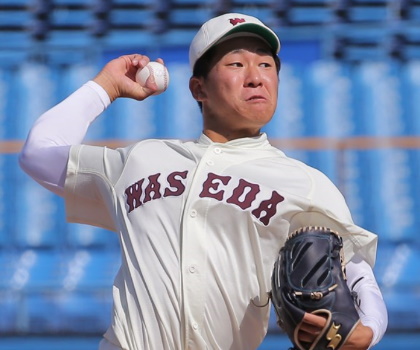 プロ注目投手・徳山壮磨(早大)　チームの勝利のために腕を振る