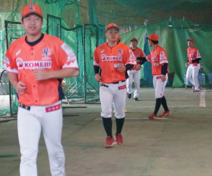 新潟・1カ月ぶりの練習再開／BCLリポート