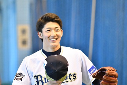 オリックス・山崎颯一郎選手「ちょっかいを出しちゃうキャラだったので」／バレンタイン