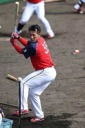 広島・下水流昂外野手「開幕スタメンにつながる一発でした」／オープン戦