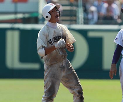 巨人・重信慎之介外野手「2年夏、意地の二塁打が自信になった」／夏の甲子園