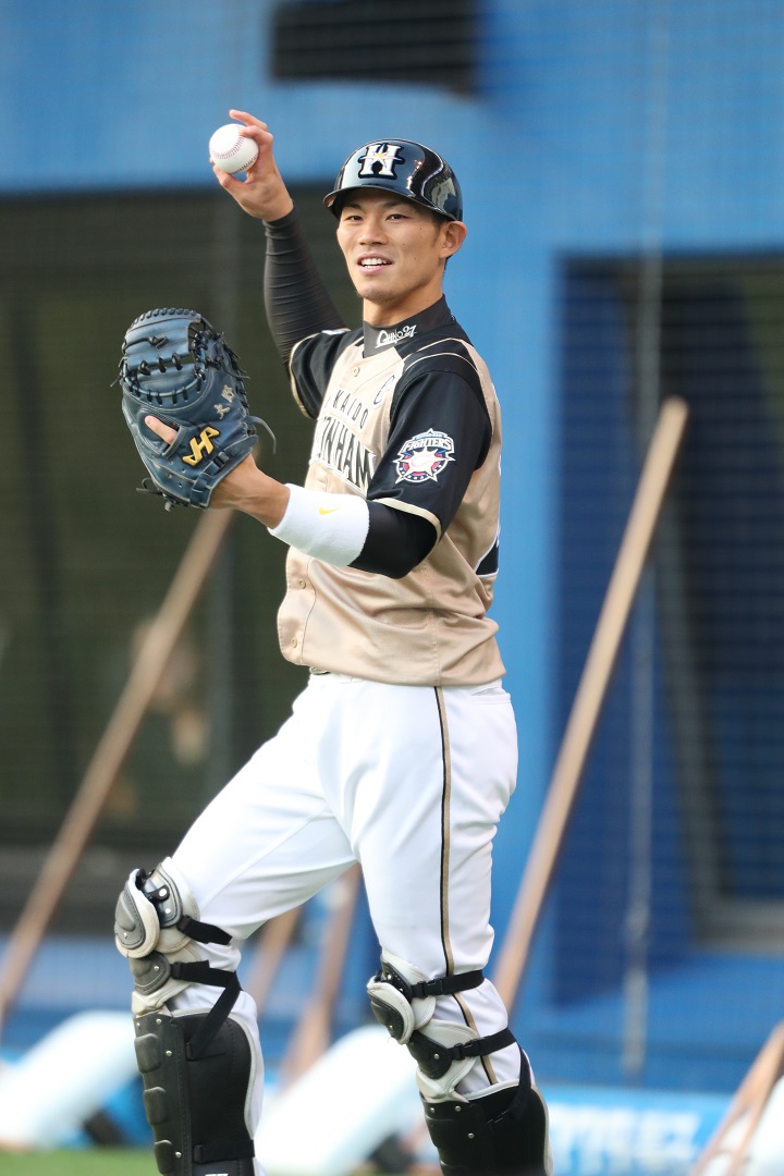 北海道日本ハムファイターズ　大野奨太　支給キャッチャー防具 北海道日本ハムファイターズ 大野奨太 支給キャッチャー防具