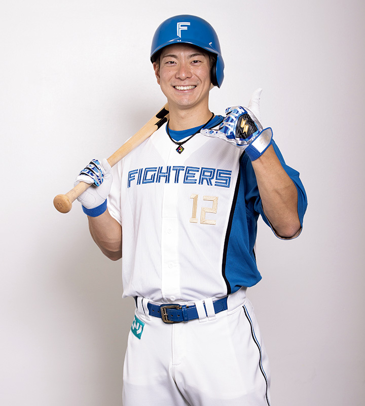 北海道日本ハムファイターズ 松本剛選手ユニフォーム WLH - 野球