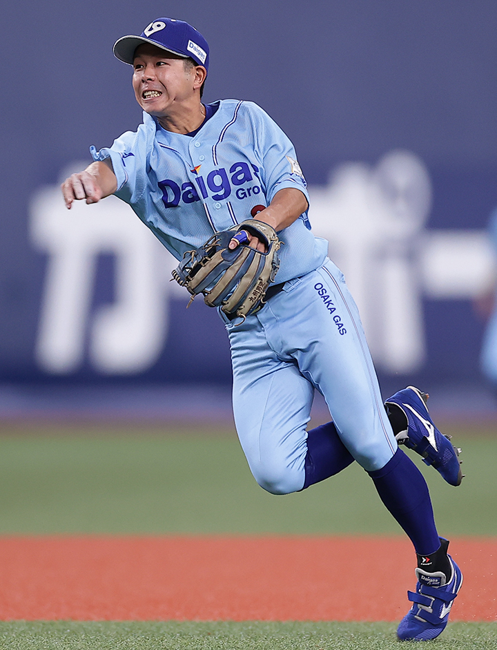 西武6位・児玉亮涼(大坂ガス・内野手)チームの優勝へと導く守備職人