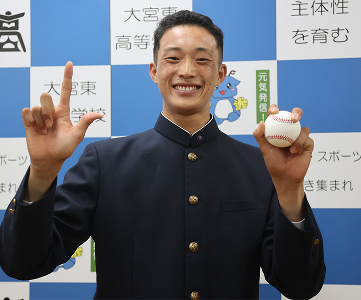 西武育成1位・冨士大和(大宮東高・投手)地元から名乗り上げる奪三振マシン「埼玉のファンの方々に、誇りに思ってもらえるような選手になりたい」