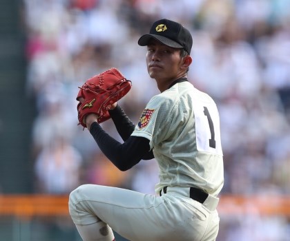 作新学院 野球部 練習着　4連覇　今井達也 雌伏の時を経て］今井達也（作新学院）「古豪復活のノーサイン野球