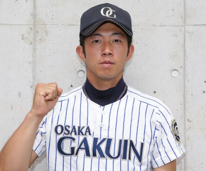 堀田晃(大院大・投手) 真っ向勝負を挑む関西六大学の149キロ右腕