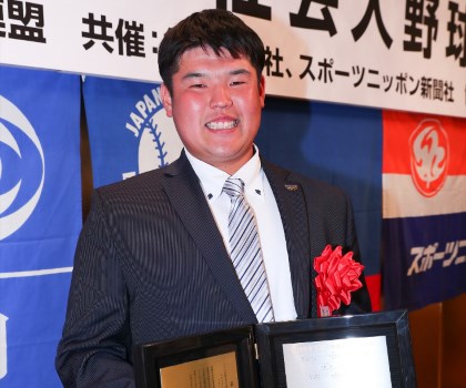 片山勢三(パナソニック・内野手) フルスイングで決める社会人屈指の