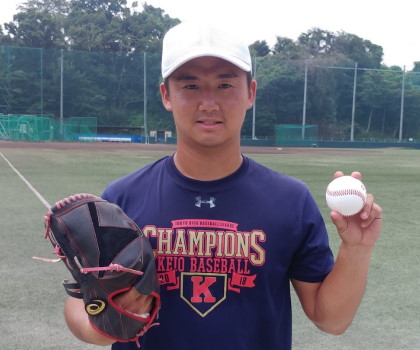 高橋佑樹(慶大・投手) 頭脳を駆使した投球術で勝負する実戦派サウスポー