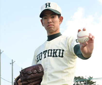 久野悠斗(報徳学園高・投手)「勝てる投手」を目指す最速143キロの名門校左腕