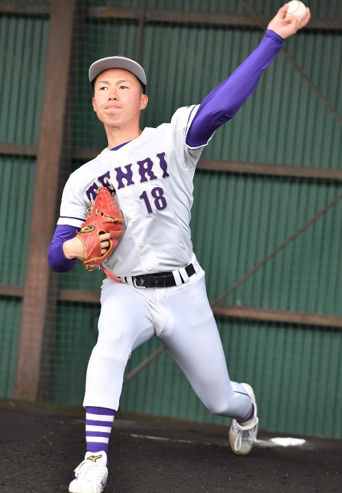 井奥勘太 天理大 投手 高みをどん欲に見据える145キロサウスポー 野球コラム 週刊ベースボールonline