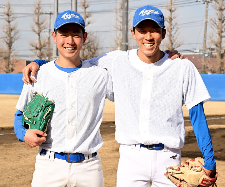 青学大・常廣羽也斗(投手)&下村海翔(投手) 復活Vを目指す153キロの二枚看板