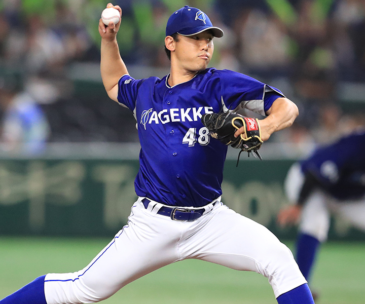 河北将太(エイジェック・投手)　道を切り開く156キロ右腕「(NPB入り)第1号になって、道を開きたい。明るいニュースを届けられれば」
