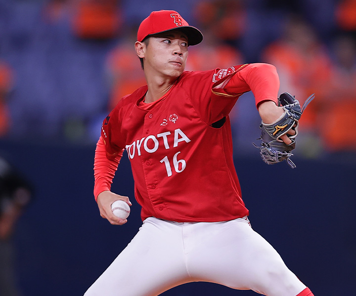 後藤凌寿(トヨタ自動車・投手)　秘めたる155キロ右腕の潜在能力「2大大会でしっかりとアピールできたらいい」