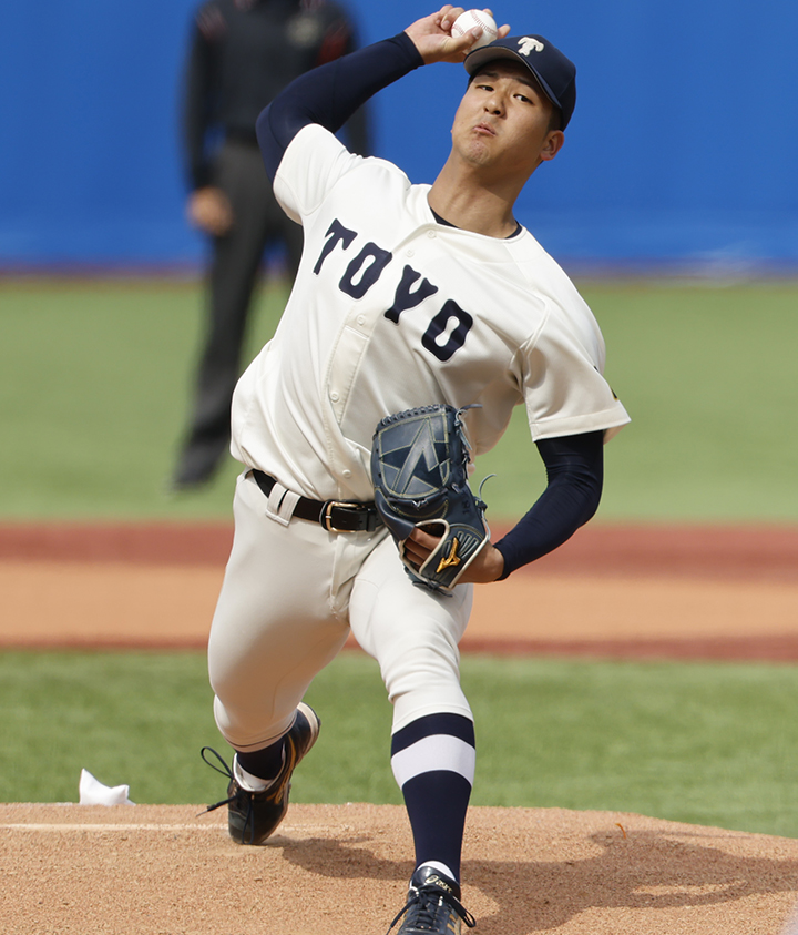 島田舜也(東洋大・投手) 2敗から得た教訓胸に「力感のないフォームから