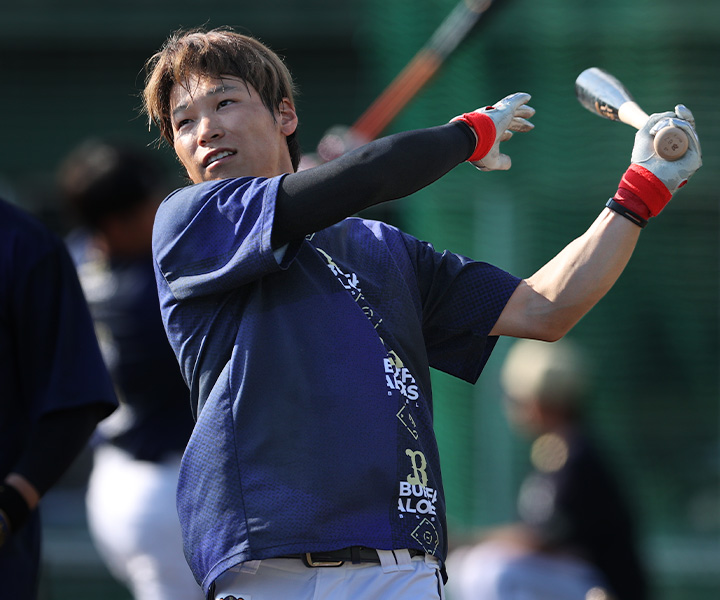 オリックス・中川圭太 逆転の発想で「自分のなりたい選手に
