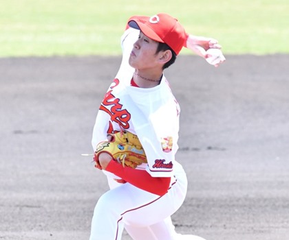 広島・遠藤淳志　体も投球もプロ仕様に