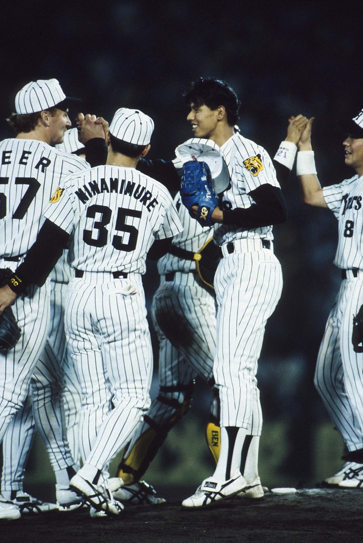 阪神の新人・藪恵市が巨人戦初登板完封勝利【1994年5月24日