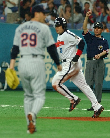 日本製 近鉄バファローズ 中村紀洋200本塁打達成記念フォトブラスト