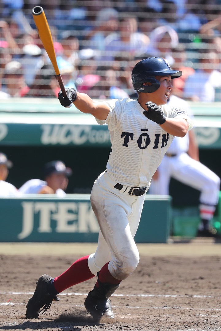 ドラフト1位の評価は不動 準々決勝で1大会 甲子園三方向 弾を放った大阪桐蔭 藤原恭大 野球コラム 週刊ベースボールonline