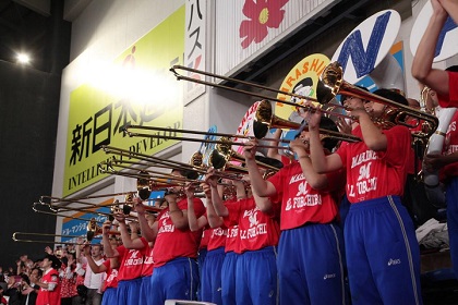 今年も習志野高吹奏楽部が応援に参戦！ ZOZOマリンに「習高サウンド」が鳴り響く！