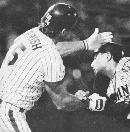 パリッシュが阪神戦で大乱闘（1989年5月31日）