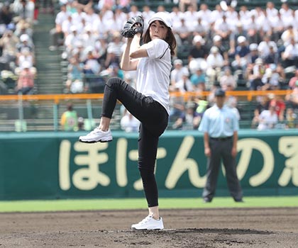 甲子園の始球式で長島三奈さんが感じたこと
