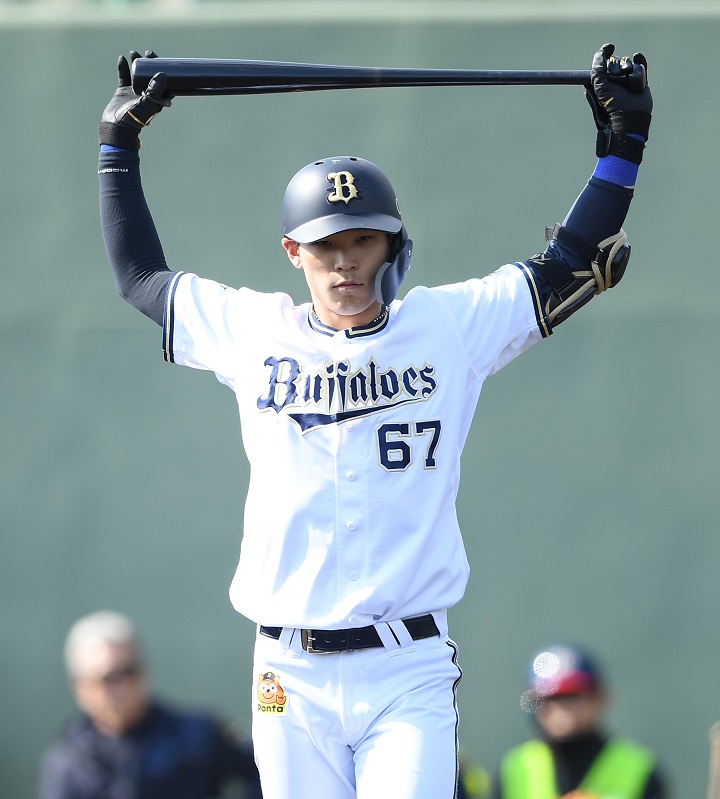 オリックス 中川圭太 67 特別ユニフォーム 開幕ユニ 本拠地開幕戦 ...