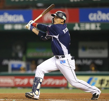 元プロ野球選手森越祐人選手 バッティンググローブ - 野球