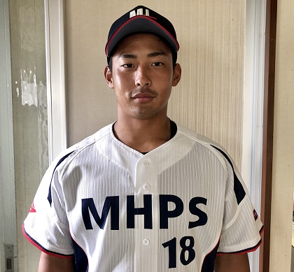 MHPS・上野翔太郎「チームに貢献できる投手に」。甲子園で名を馳せた右腕が社会人で見せる新境地／豊島わかなの「都市対抗を夢見る男」