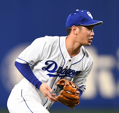 京田陽太選手ファン必見！実際着用！かなりレア！中日時代の試合